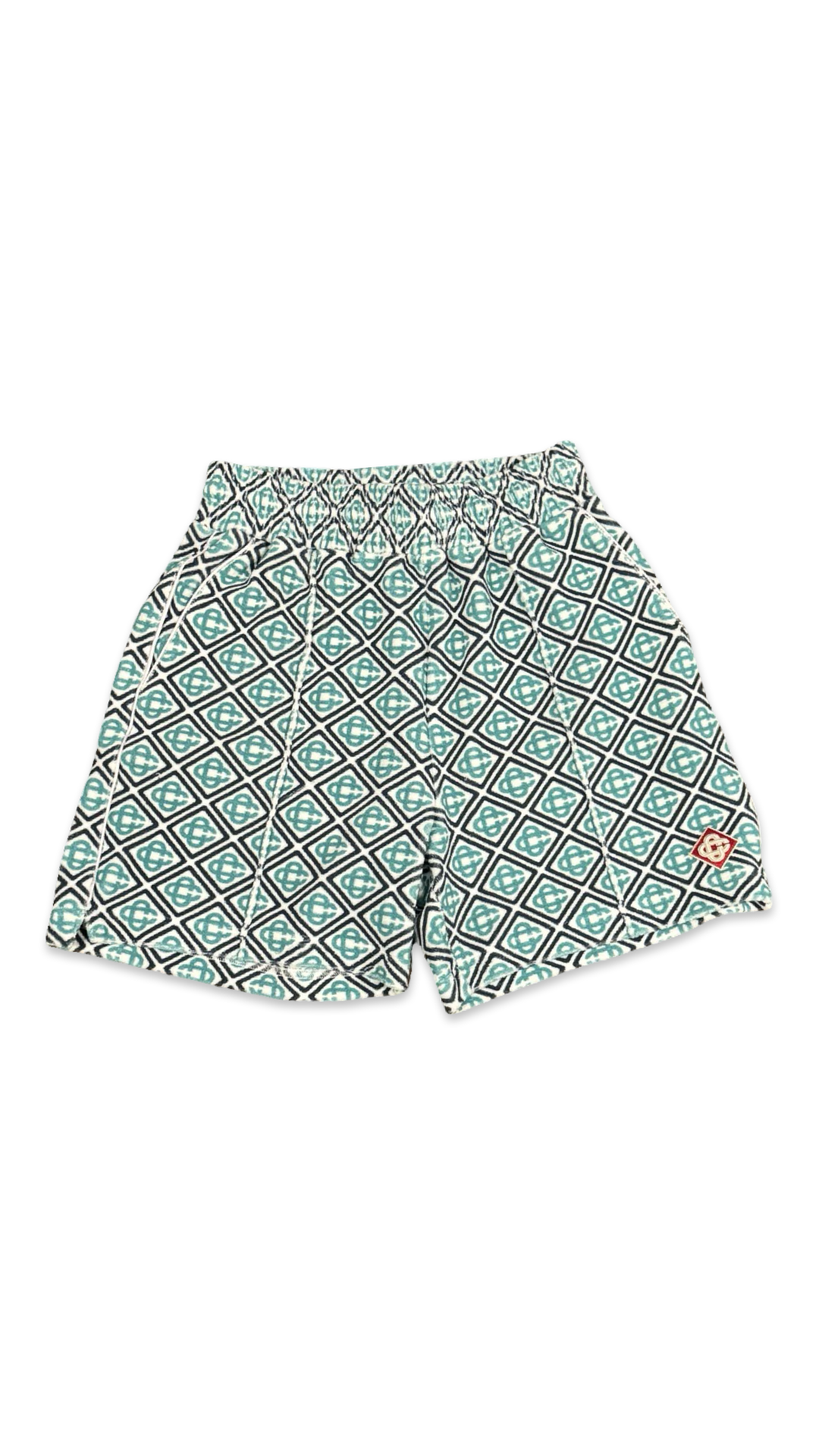 CASA BLANCA MONOGRAM TOWELLING SHORTS