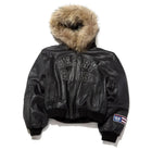 GOLD+VINTAGE GALLERY RASPBERRY HILLS BERRY FUR JACKET