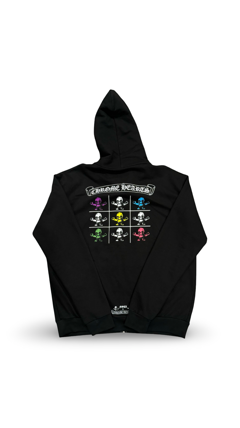 CHROME HEARTS FOTI TIC TAC TOE ZIP UP