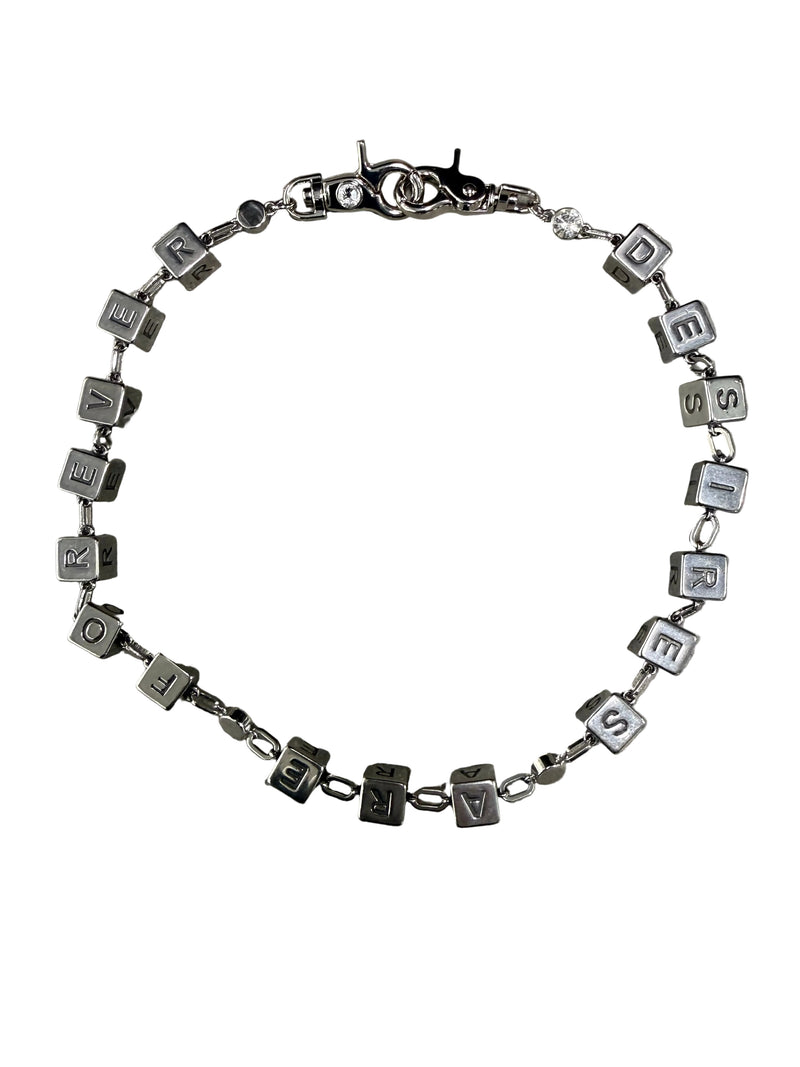 MATIÈRE DE DÉSIRS WALLET CHAIN SILVER