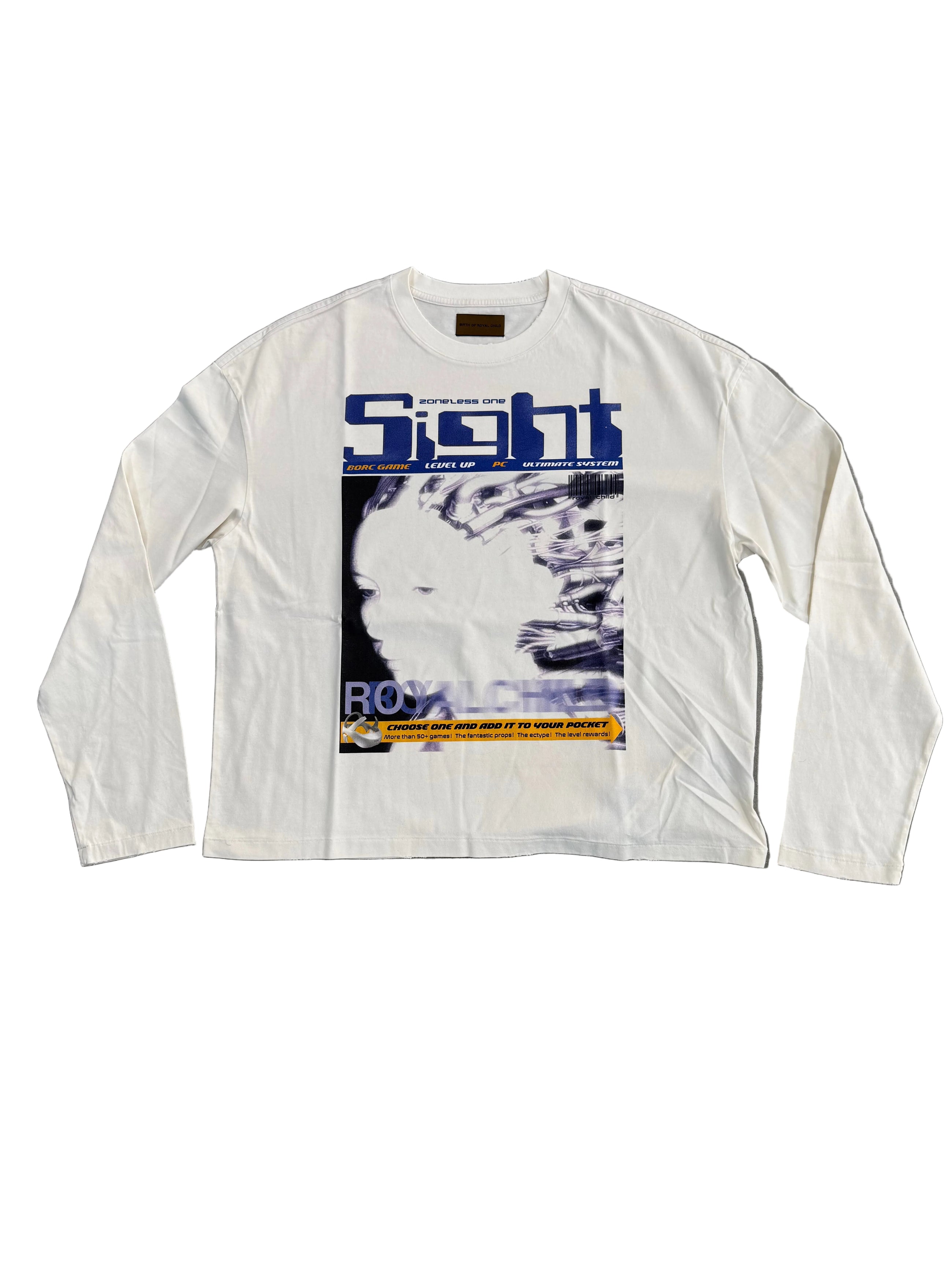 BIRTH OF ROYAL CHILD LIQUID METAL LONG SLEEVE TEE