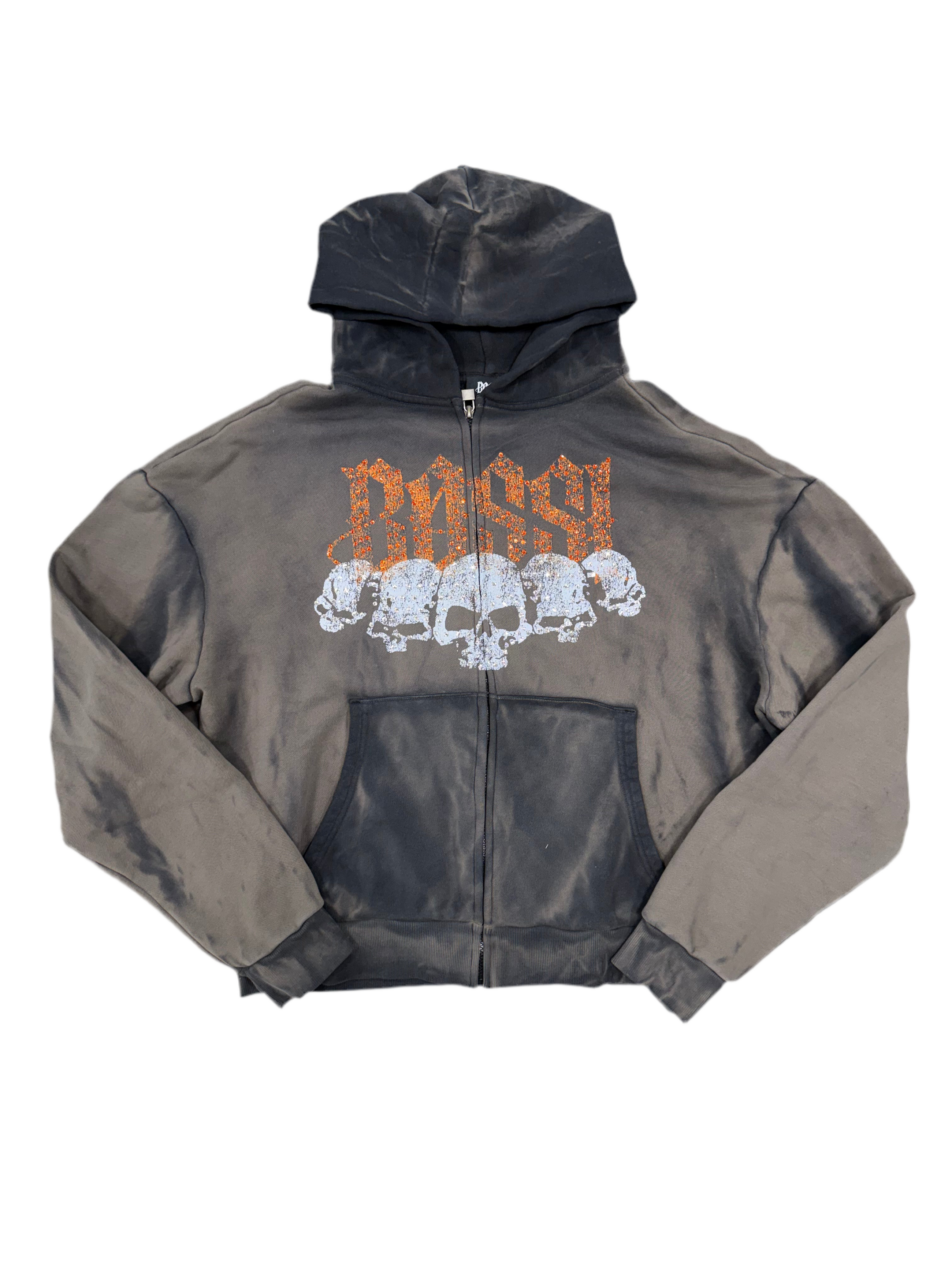 BOSSI BROWN/ORANGE HOODIE