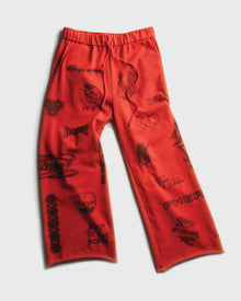 VAGUE STUDIOS ‘SKIN DEEP SWEATPANTS’ [RED]
