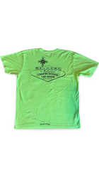 CHROME HEARTS Las Vegas Exclusive Green Poker Logo Pocket Tee