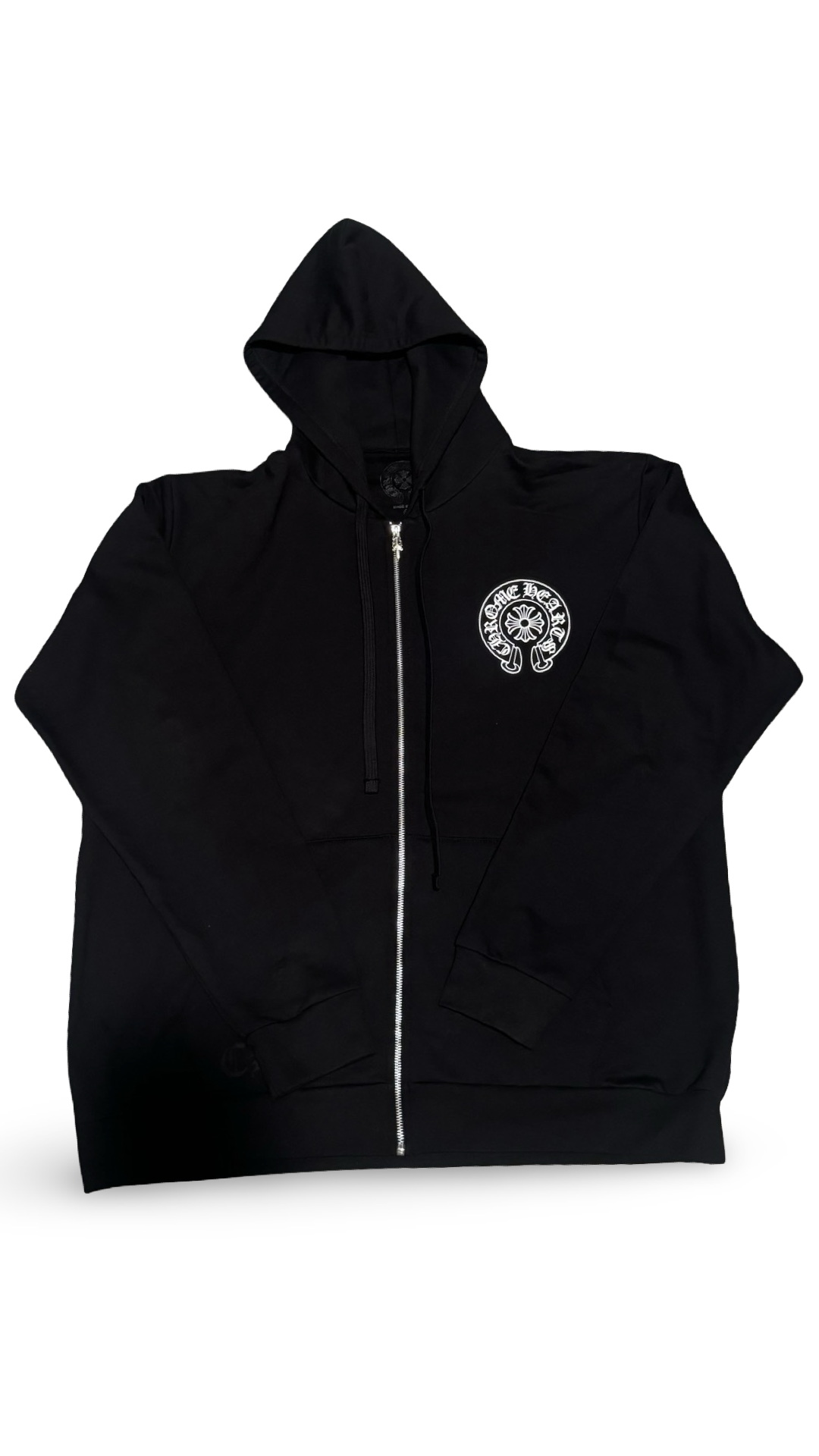 CHROME HEARTS 'MIAMI EXCLUSIVE' BLACK ZIP-UP HOODIE
