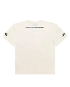 HELLSTAR TORN GLITTER TEE WHITE