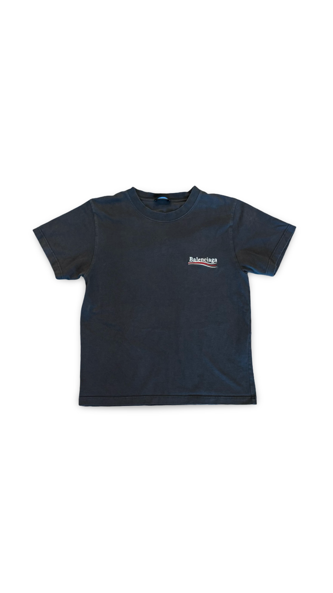 BALENCIAGA EMBROIDERED COLA WASHED TEE