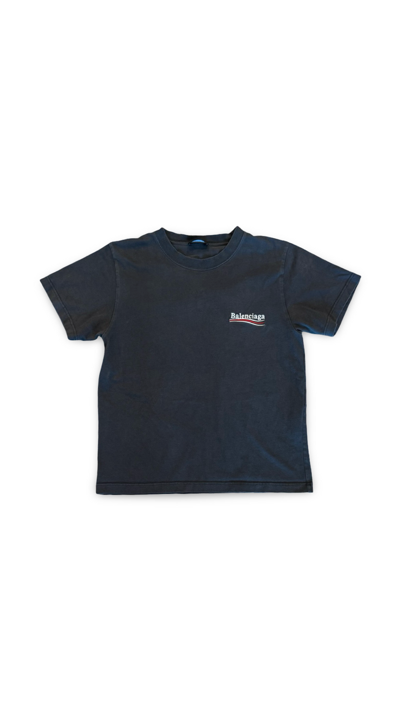 BALENCIAGA EMBROIDERED COLA WASHED TEE