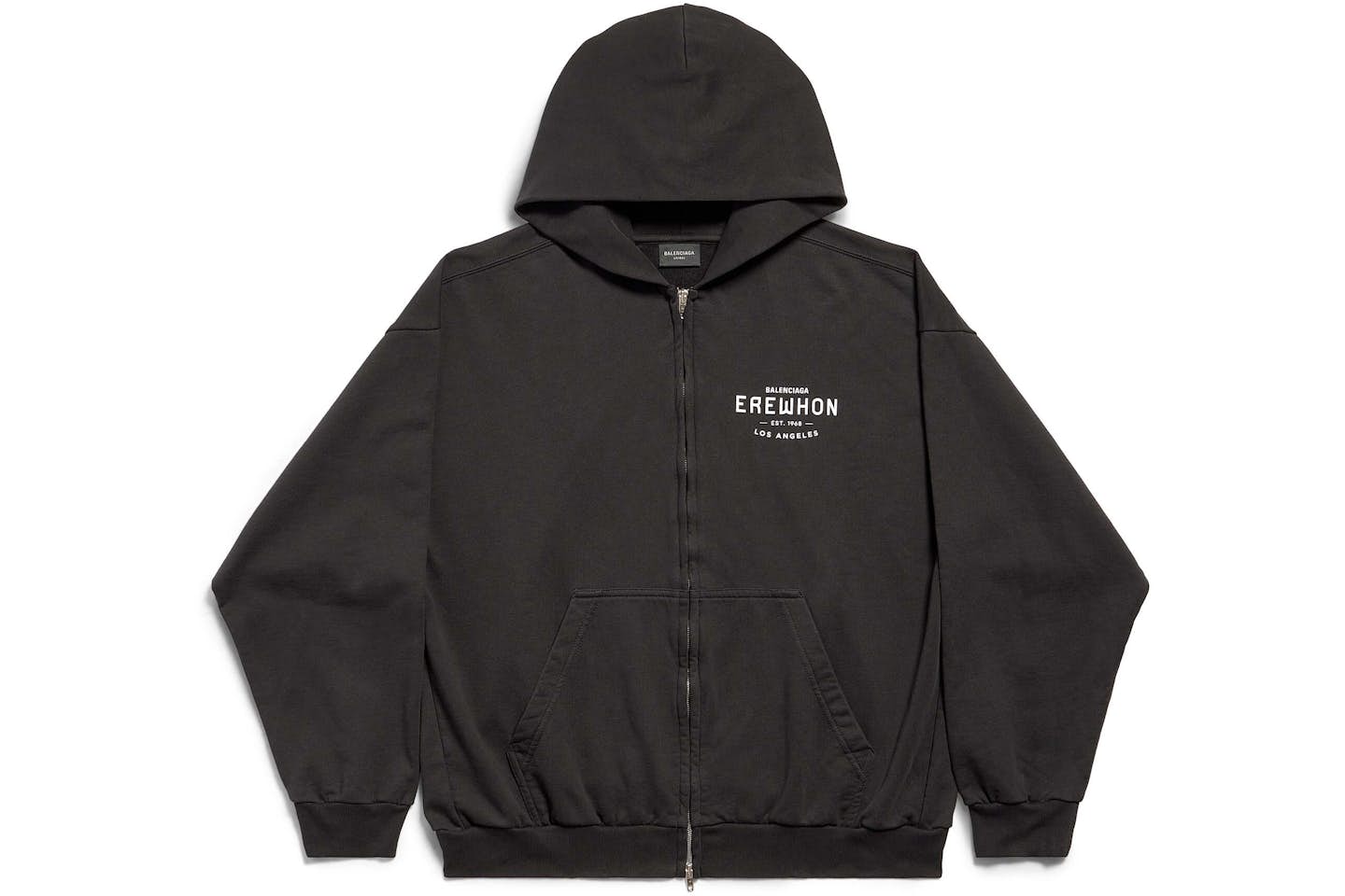 BALENCIAGA X EREWHON LOS ANGELES ZIP-UP HOODIE