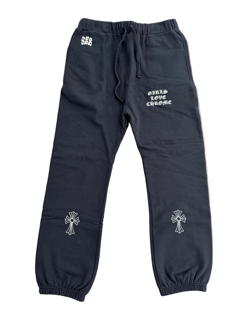 CHROME HEARTS X DRAKE “GIRLS LOVE CHROME” SWEATPANTS