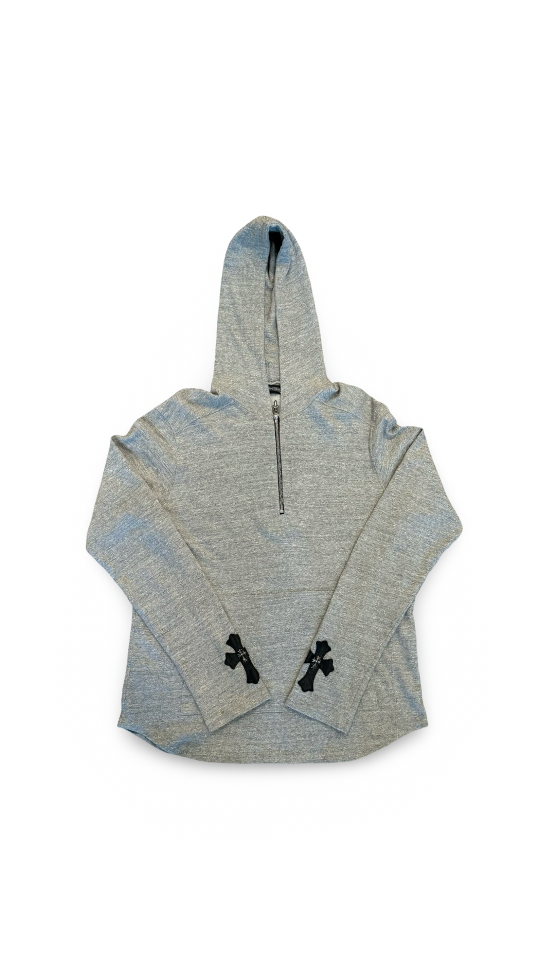 CHROME HEARTS CROSS PATCH SLEEVE QUARTER ZIP