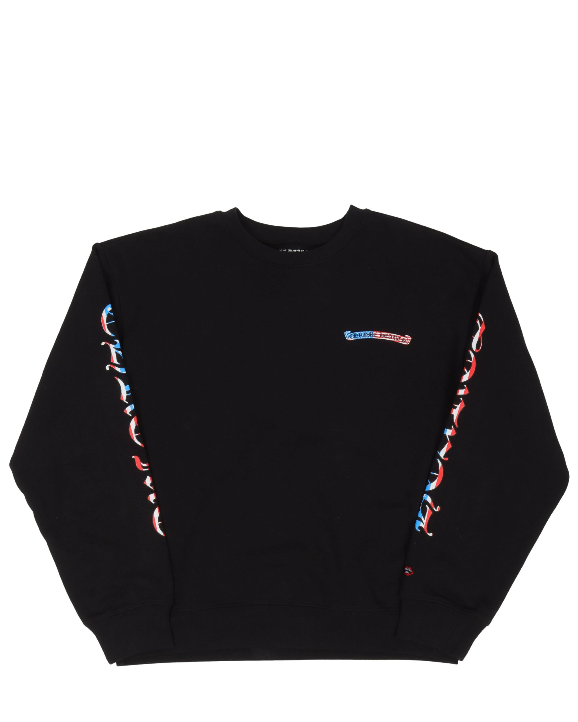 CHROME HEARTS MATTY BOY AMERICAN FLAG CREWNECK