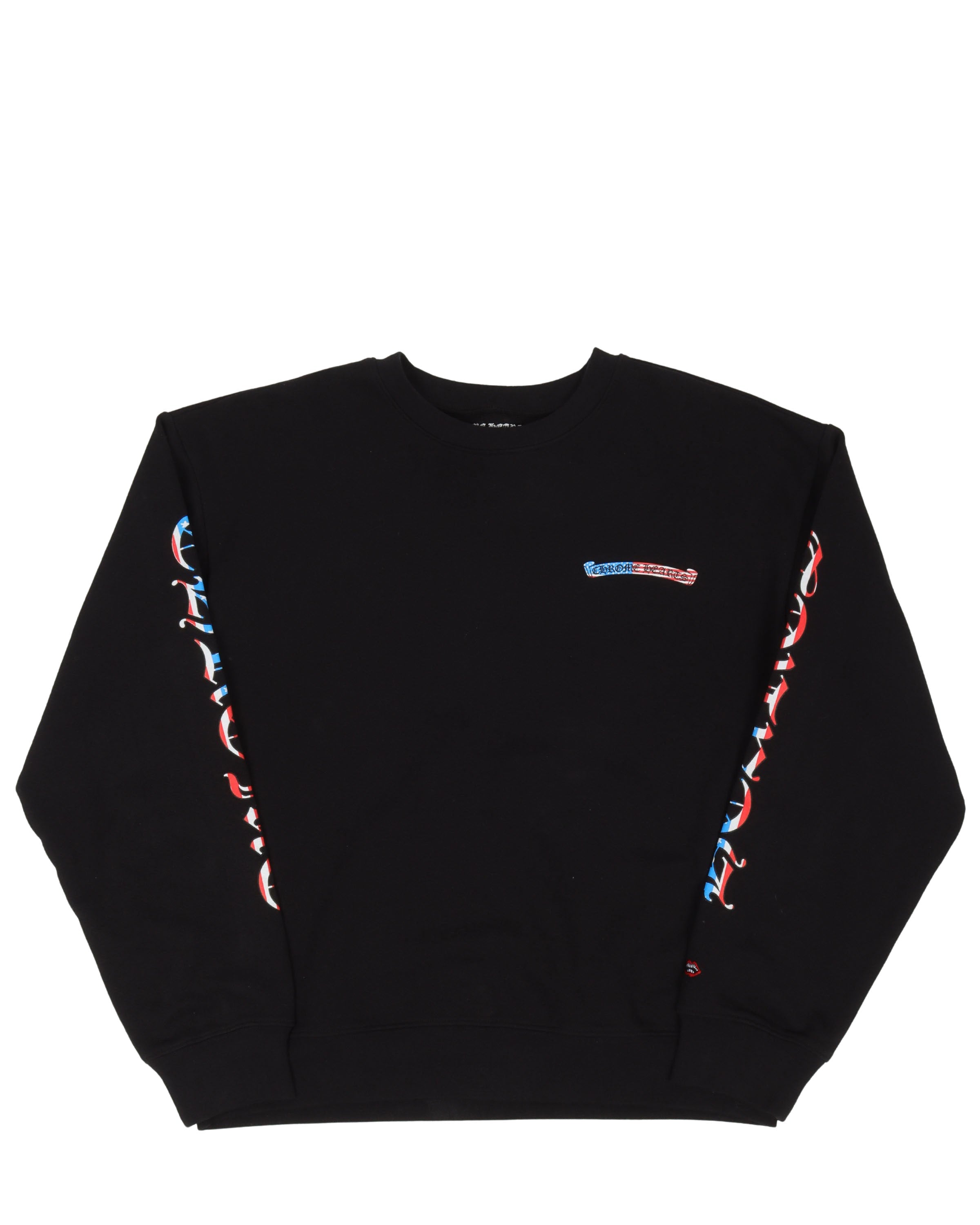 CHROME HEARTS MATTY BOY AMERICAN FLAG CREWNECK