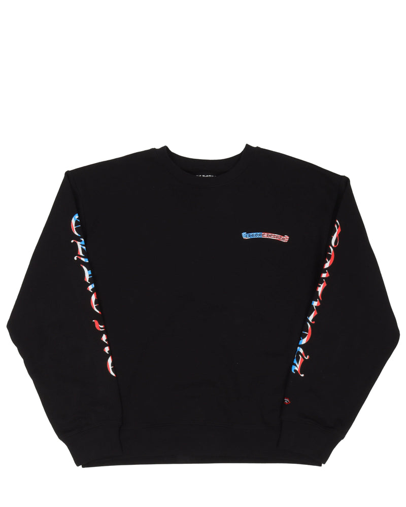 CHROME HEARTS MATTY BOY AMERICAN FLAG CREWNECK