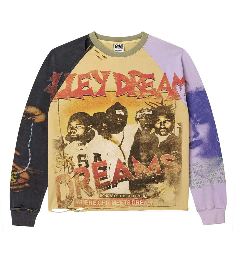 VALE FOREVER CHAMBERS CHOP N SCREW LONG SLEEVE TEE YELLOW