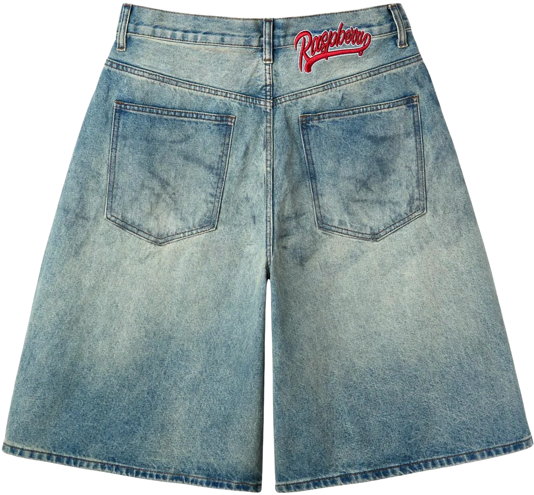 GOLD+VINTAGE GALLERY RASPBERRY HILLS 'DIRTY' JEAN SHORTS