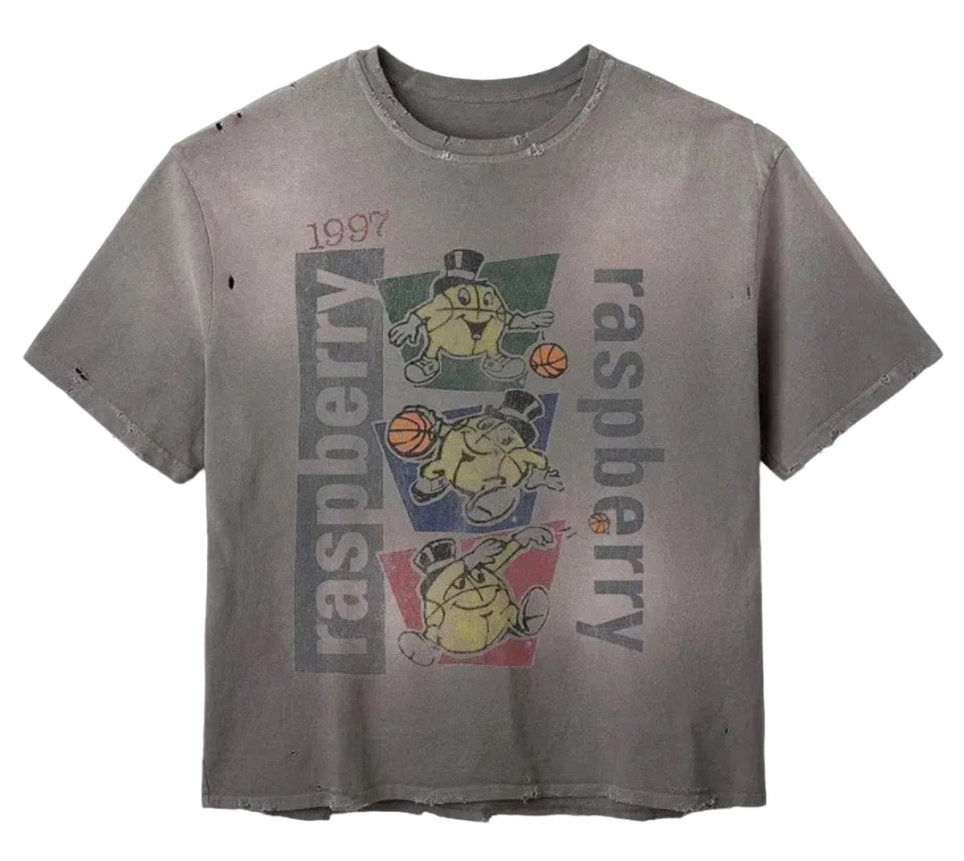 GOLD+VINTAGE GALLERY RASPBERRY HILLS 'V2 MACKER' TEE