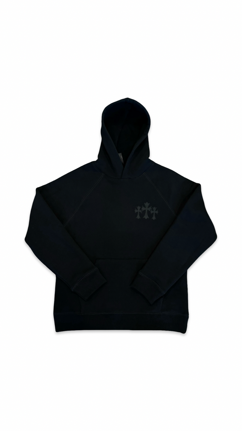 CHROME HEARTS 711 CEMETERY CROSS NYLON CH HOODIE