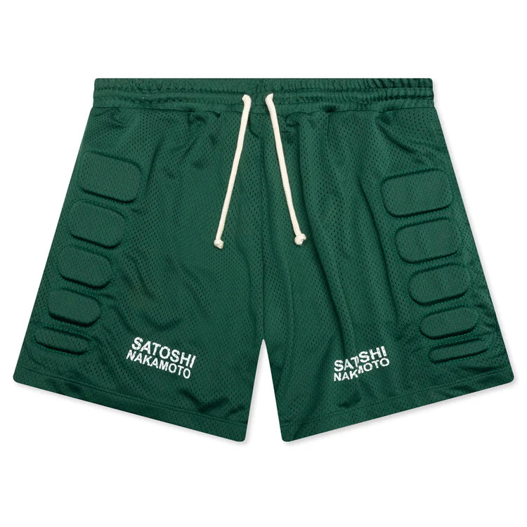 SATOSHI NAKAMOTO
MESH MOTO SHORTS