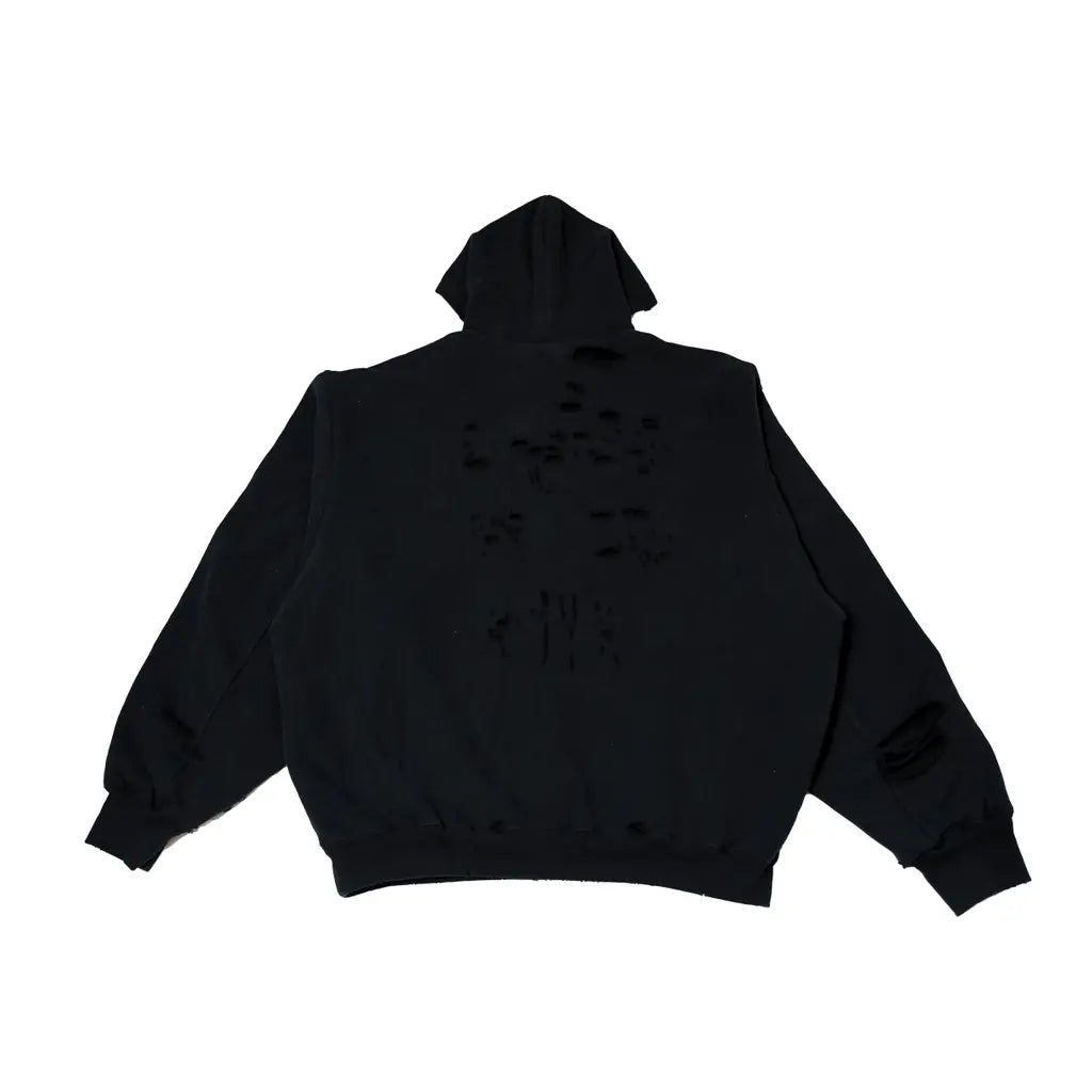 BALENCIAGA DESTROYED HOODIE