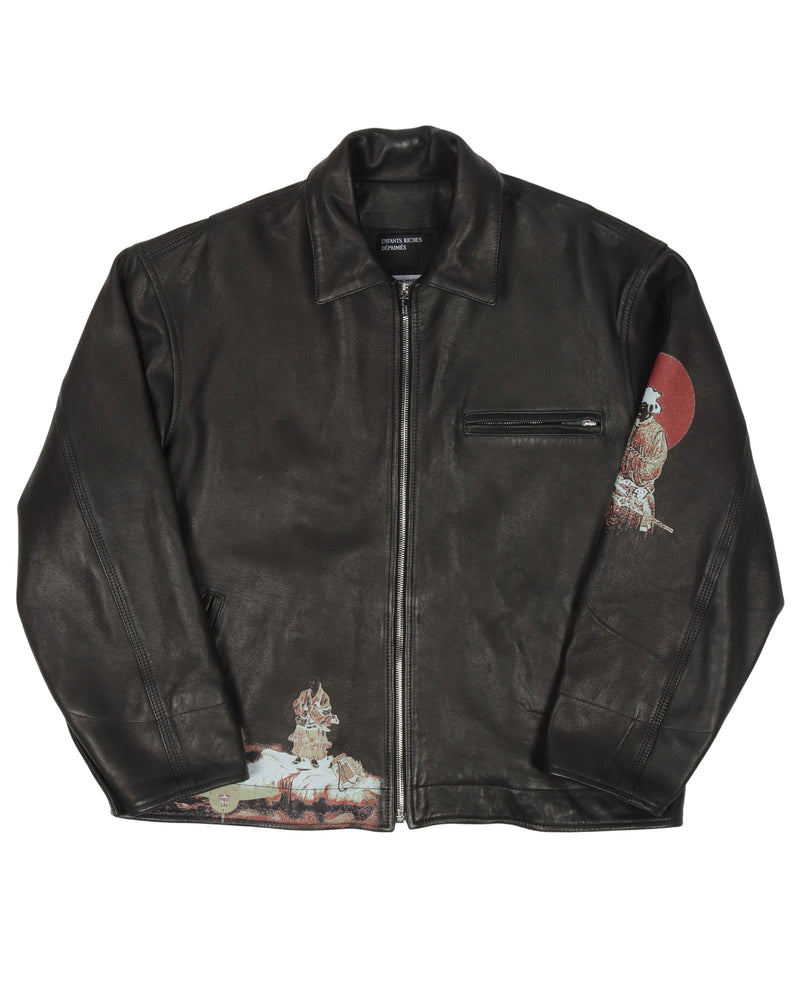 ENFANTS RICHES DÉPRIMÉS HIMALAYAN JUNKIE LEATHER JACKET