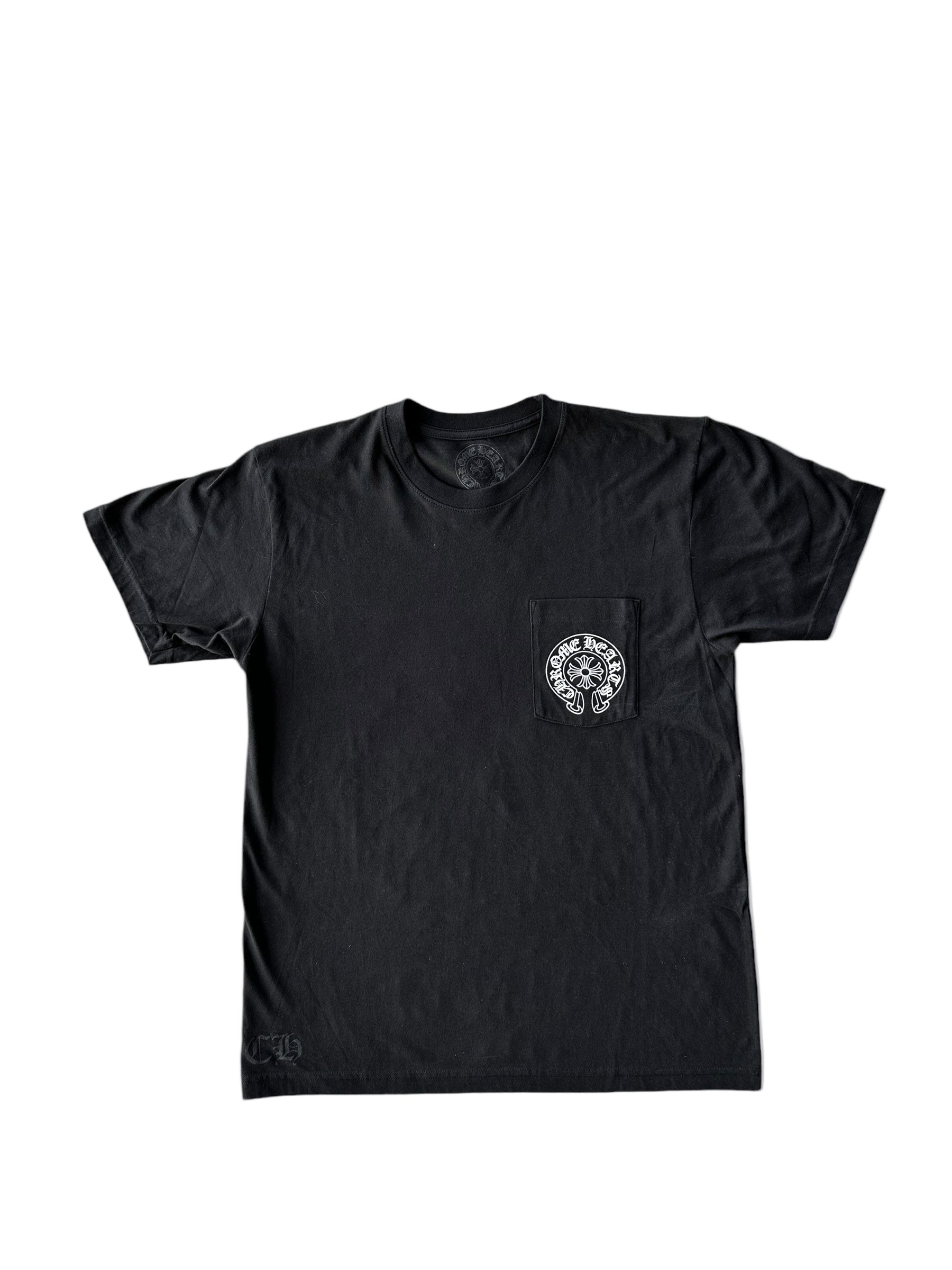 CHROME HEARTS MALIBU HORSESHOE LOGO T SHIRT