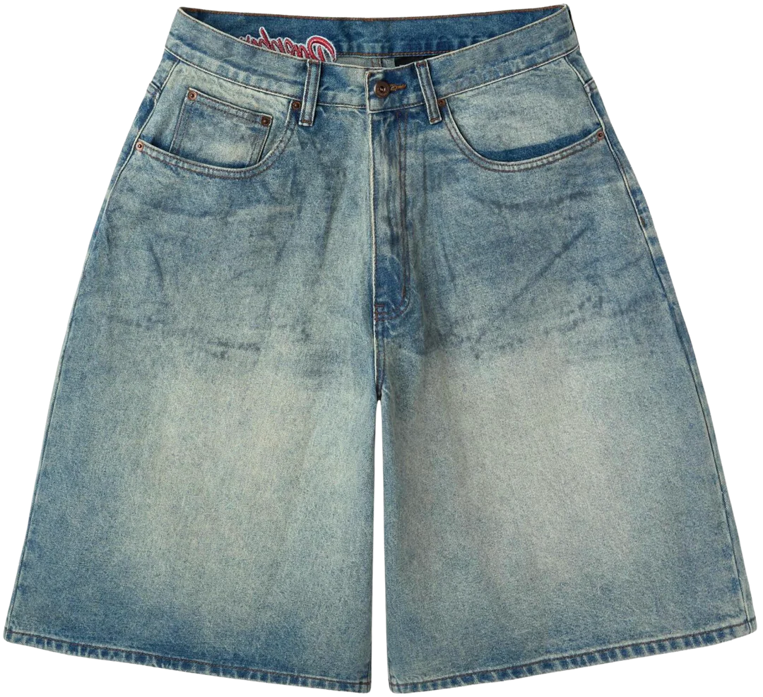 GOLD+VINTAGE GALLERY RASPBERRY HILLS 'DIRTY' JEAN SHORTS