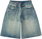 GOLD+VINTAGE GALLERY RASPBERRY HILLS 'DIRTY' JEAN SHORTS