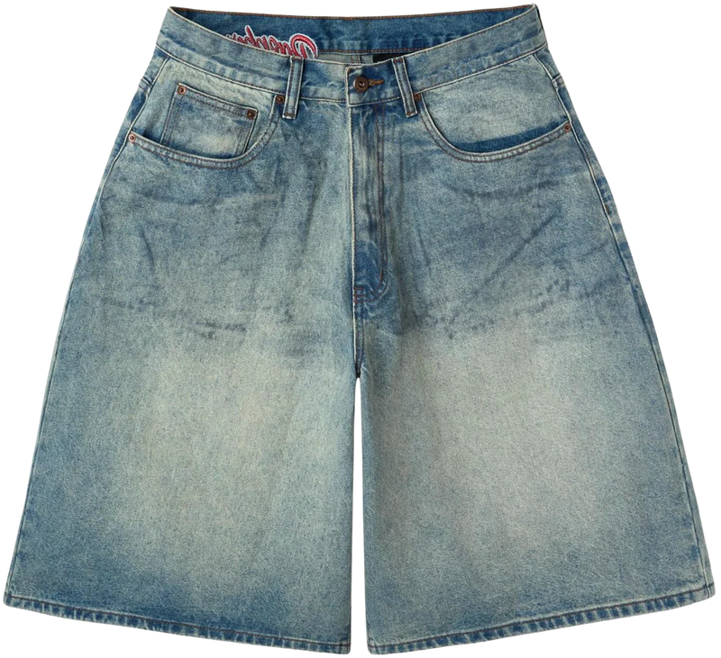 GOLD+VINTAGE GALLERY RASPBERRY HILLS 'DIRTY' JEAN SHORTS