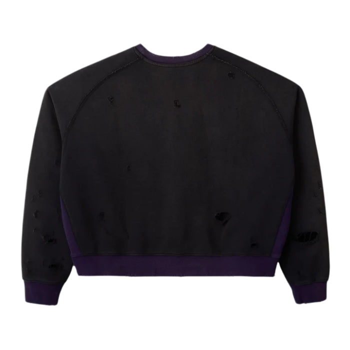 GOLD+VINTAGE GALLERY RASPBERRY HILLS SULFUR CREW NECK