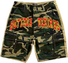BOTTEGA DESIRES 'CAMO' CARGO SHORTS