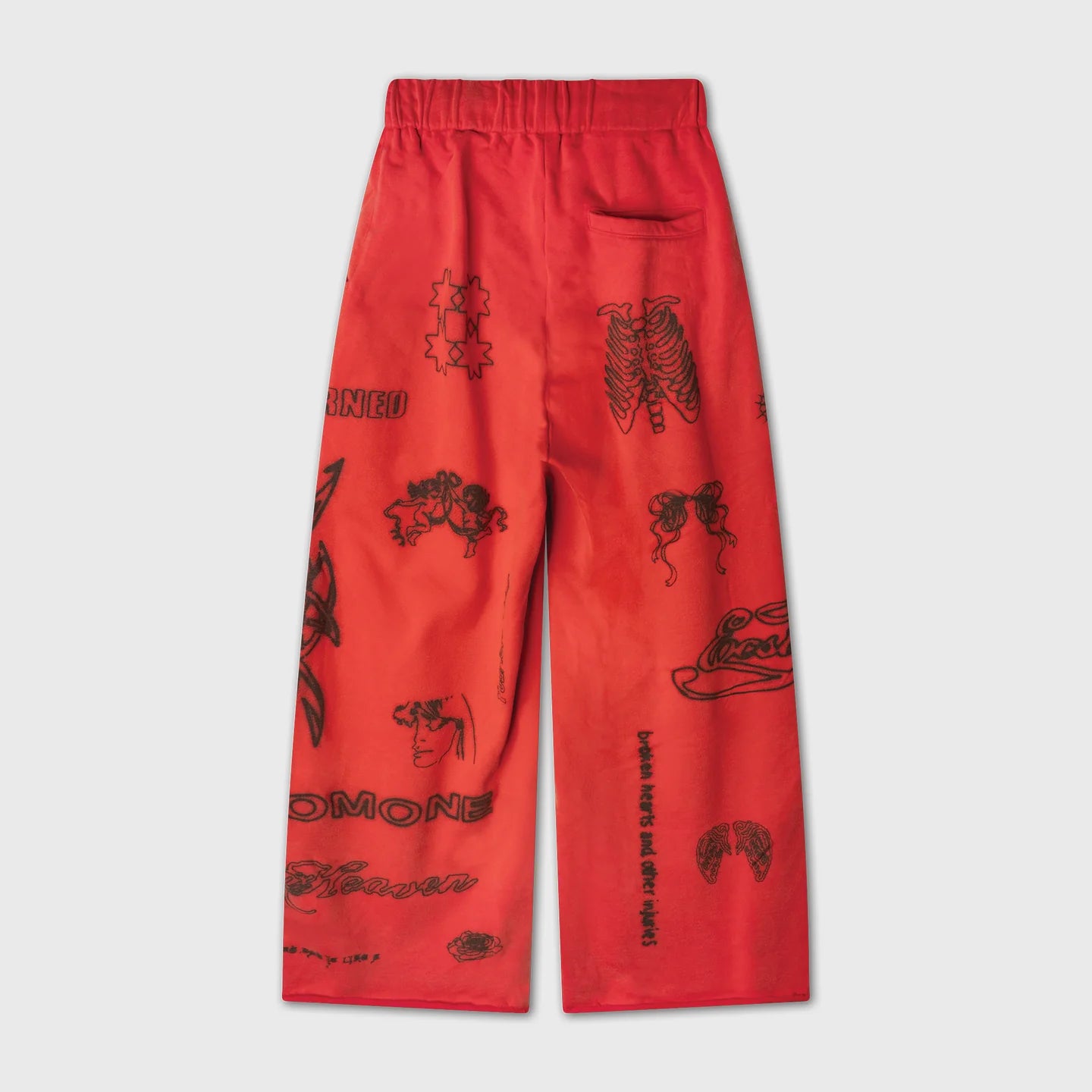 VAGUE STUDIOS ‘SKIN DEEP SWEATPANTS’ [RED]