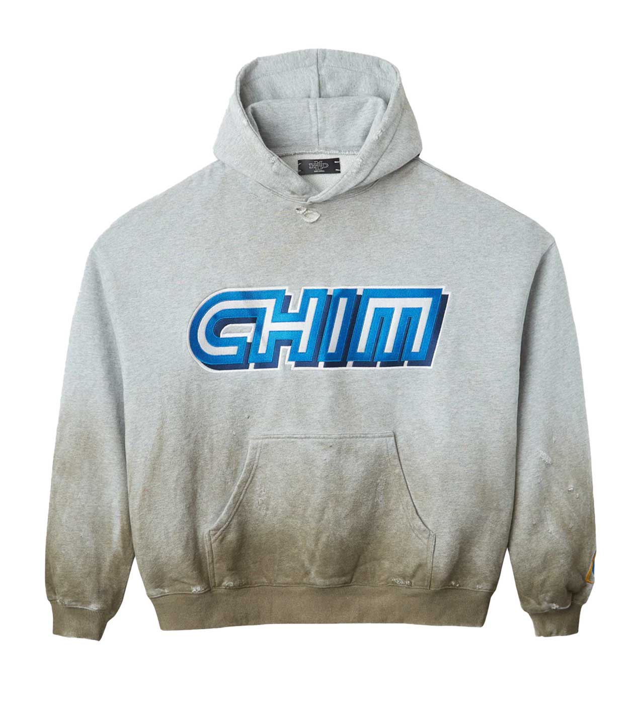 HMDD DIRTY CHIM HOODIE GREY