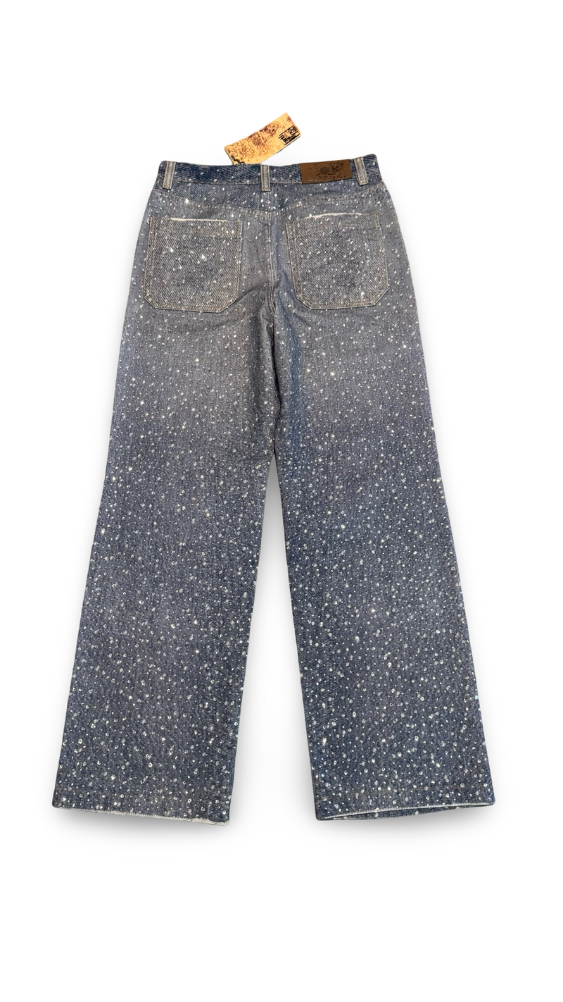 BIRTH OF ROYAL CHILD DIAMOND DENIM BLUE JEANS