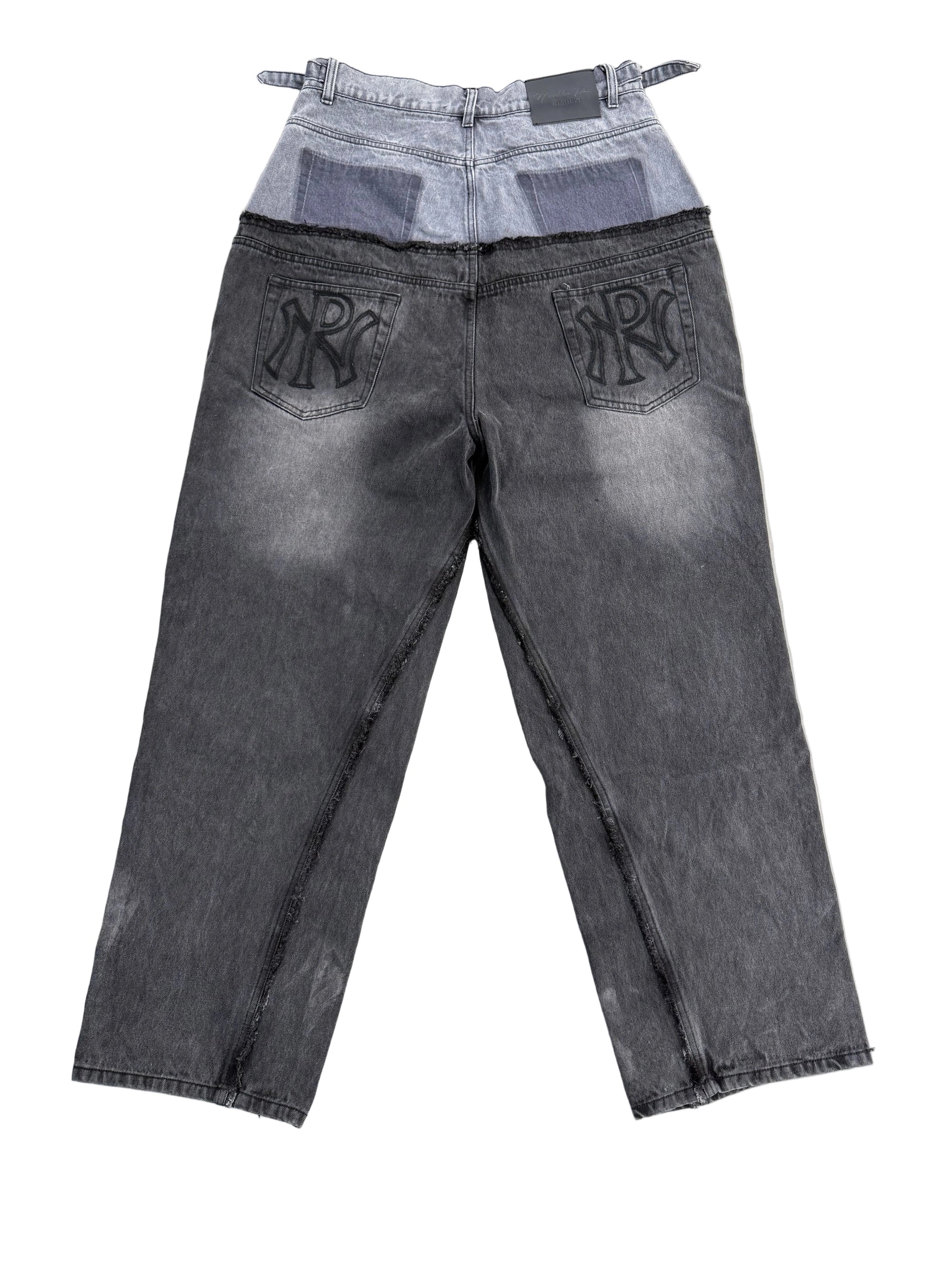 N’OUBLIE PAS BLACK DOUBLE JEANS