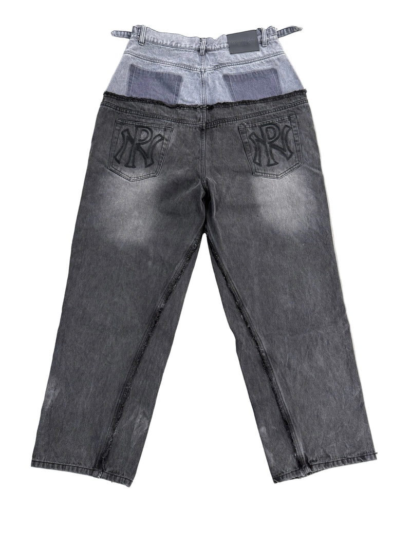 N’OUBLIE PAS BLACK DOUBLE JEANS