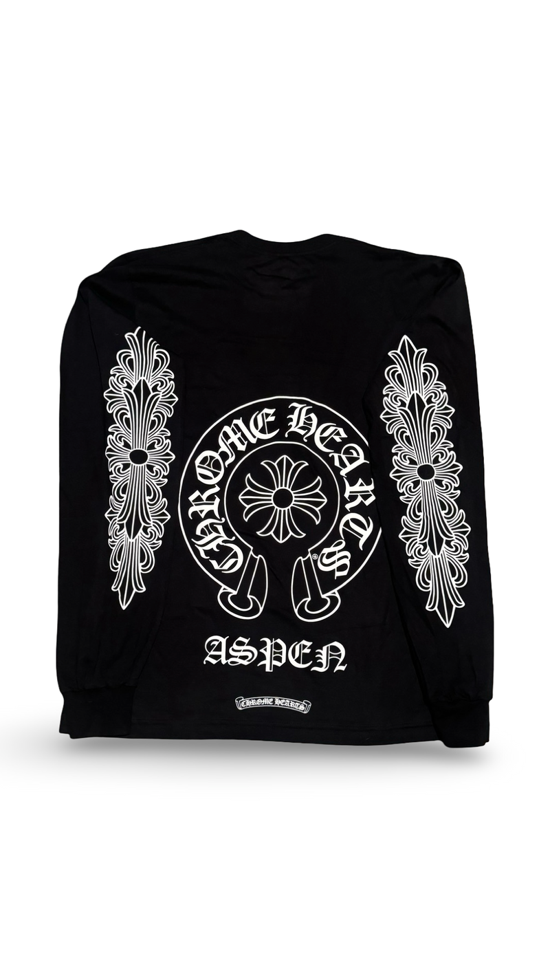 CHROME HEARTS ASPEN EXCLUSIVE FLORAL LONG-SLEEVE