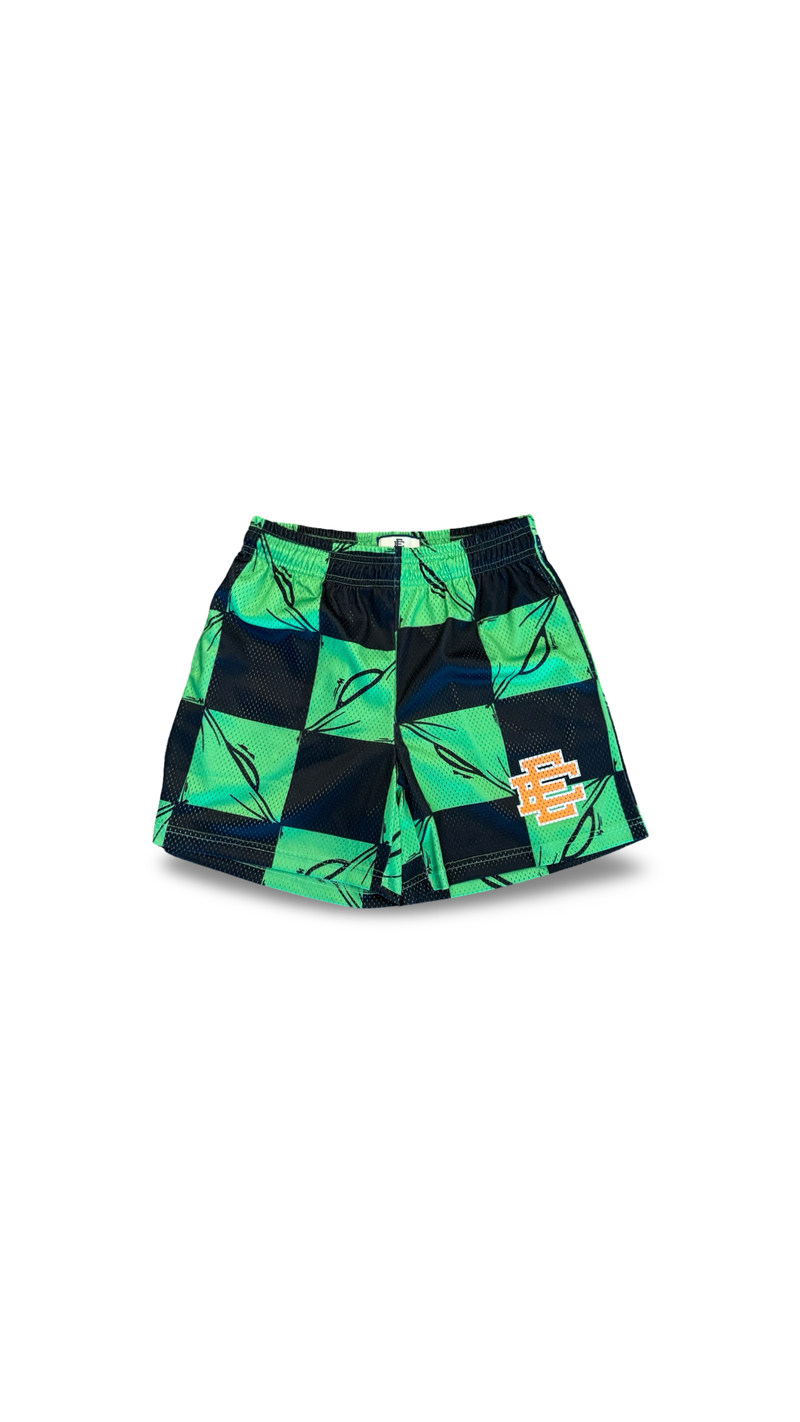 ERIC EMANUEL X MATTY BOY 99 EYES SLIME GREEN/BLACK SHORTS