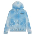 GALLERY DEPT. SUN FADED ZIP UP HOODIE BLUE