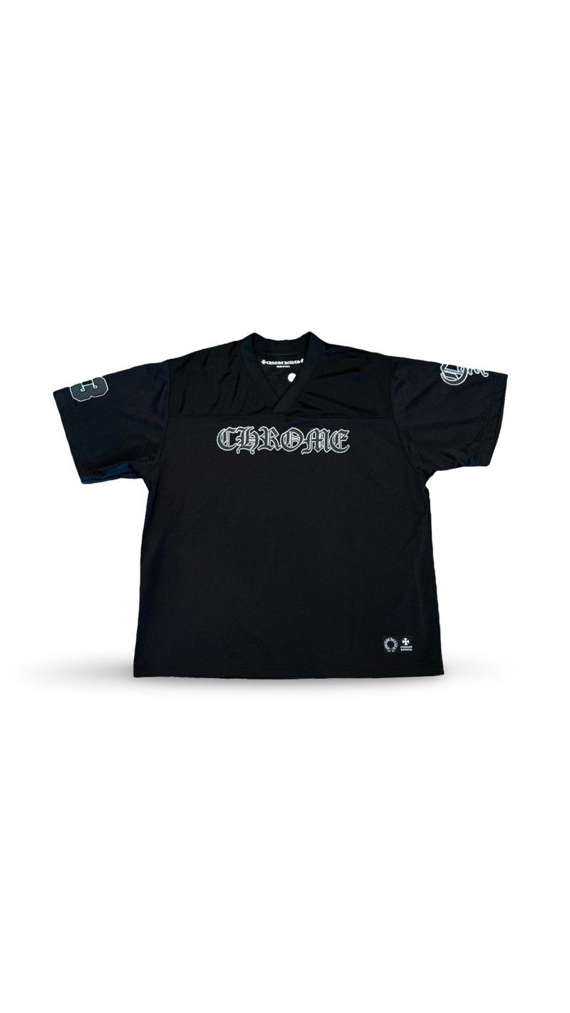 CHROME HEARTS BLACK MESH JERSEY