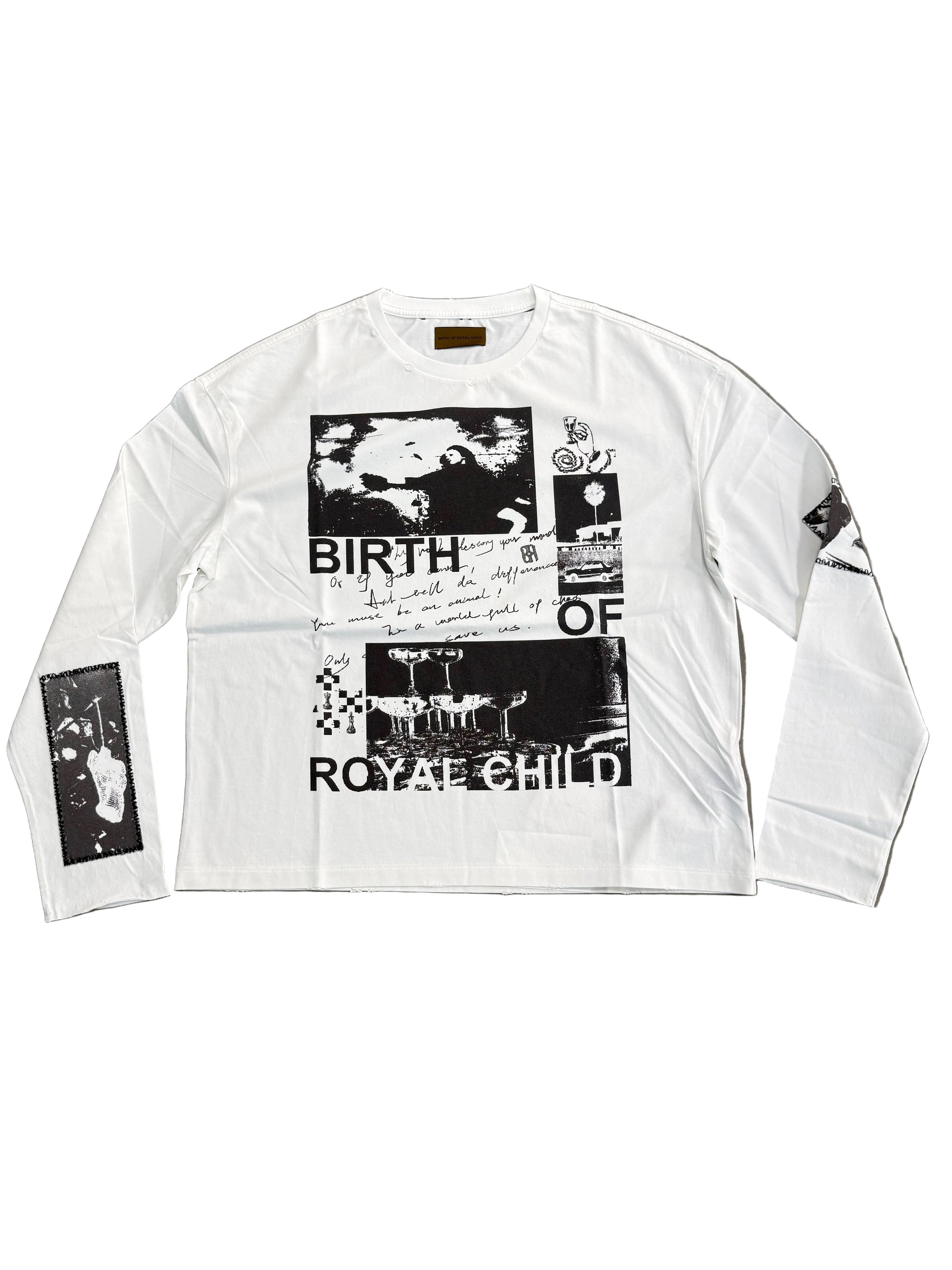 BIRTH OF ROYAL CHILD RESONANCE POSTER LONG SLEEVE TEE