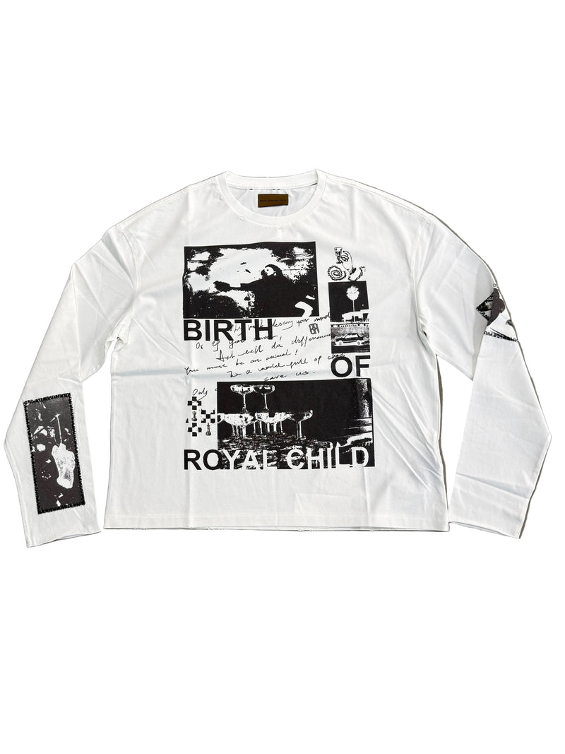 BIRTH OF ROYAL CHILD RESONANCE POSTER LONG SLEEVE TEE