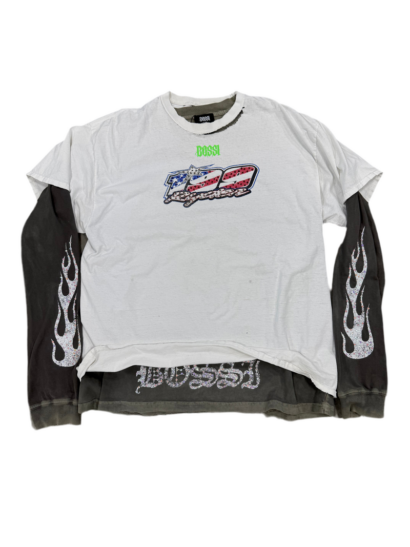 BOSSI RYDER DOUBLE LAYER TEE