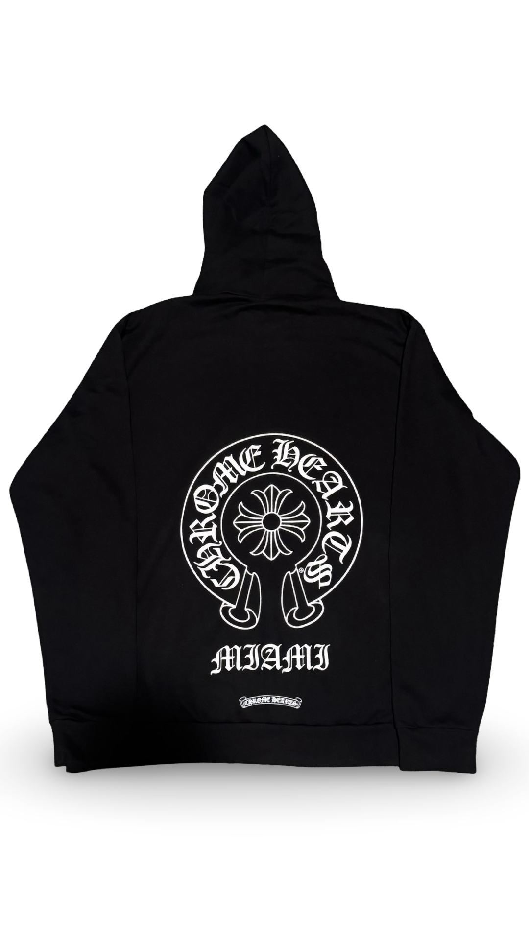 CHROME HEARTS 'MIAMI EXCLUSIVE' BLACK ZIP-UP HOODIE
