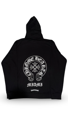 CHROME HEARTS 'MIAMI EXCLUSIVE' BLACK ZIP-UP HOODIE