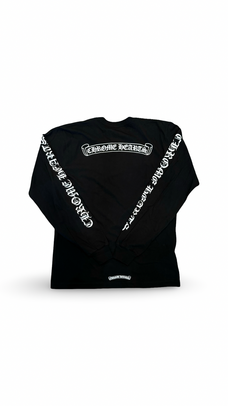 CHROME HEARTS SCROLL LONGSLEEVE