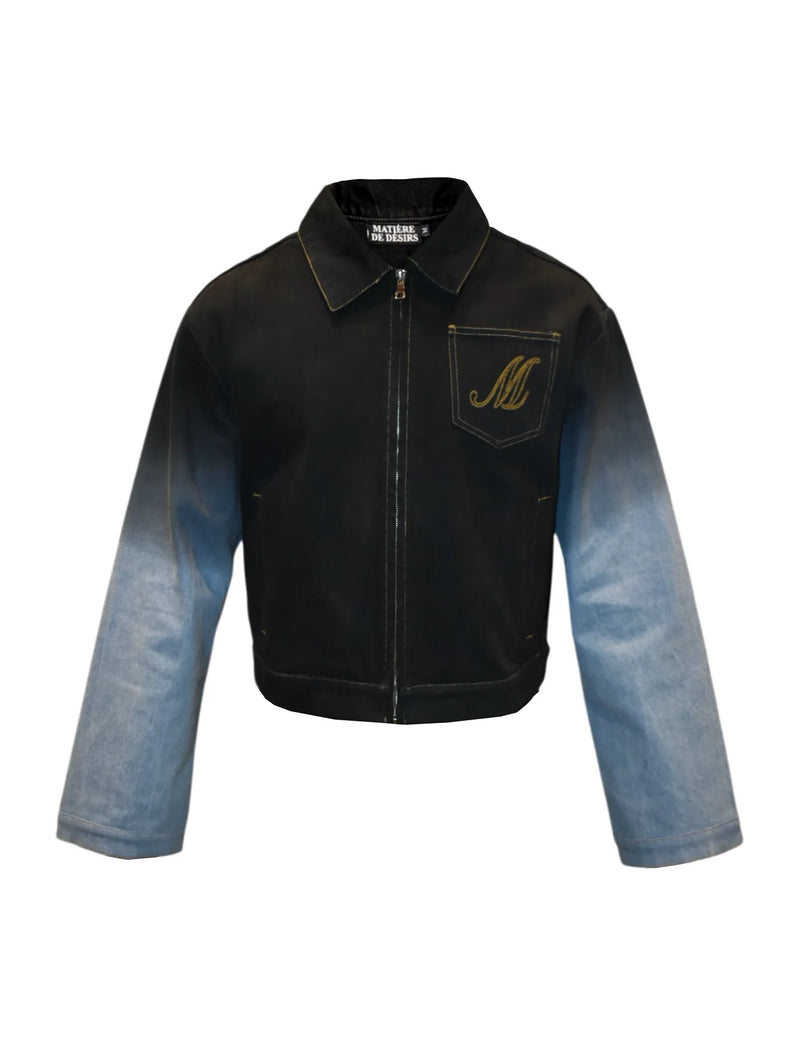 MATIÈRE DE DÉSIRS OMBRÈ DENIM JACKET
