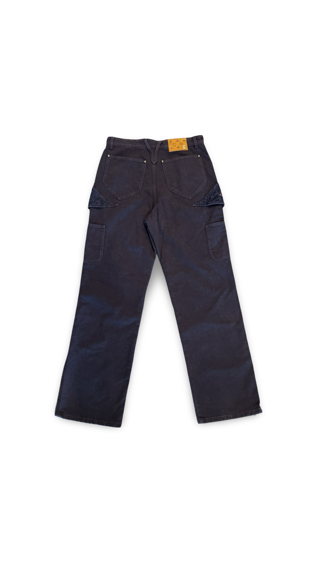 LOUIS VUITTON MONOGRAM FLOWER DENIM PANTS