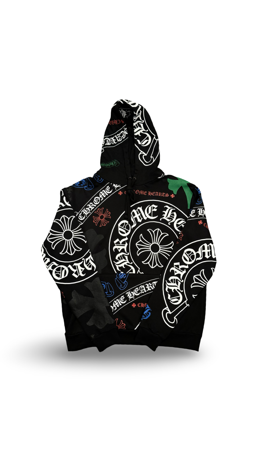 CHROME HEARTS STENCIL HOODIE BLACK