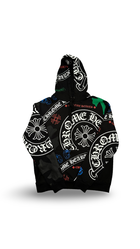 CHROME HEARTS STENCIL HOODIE BLACK